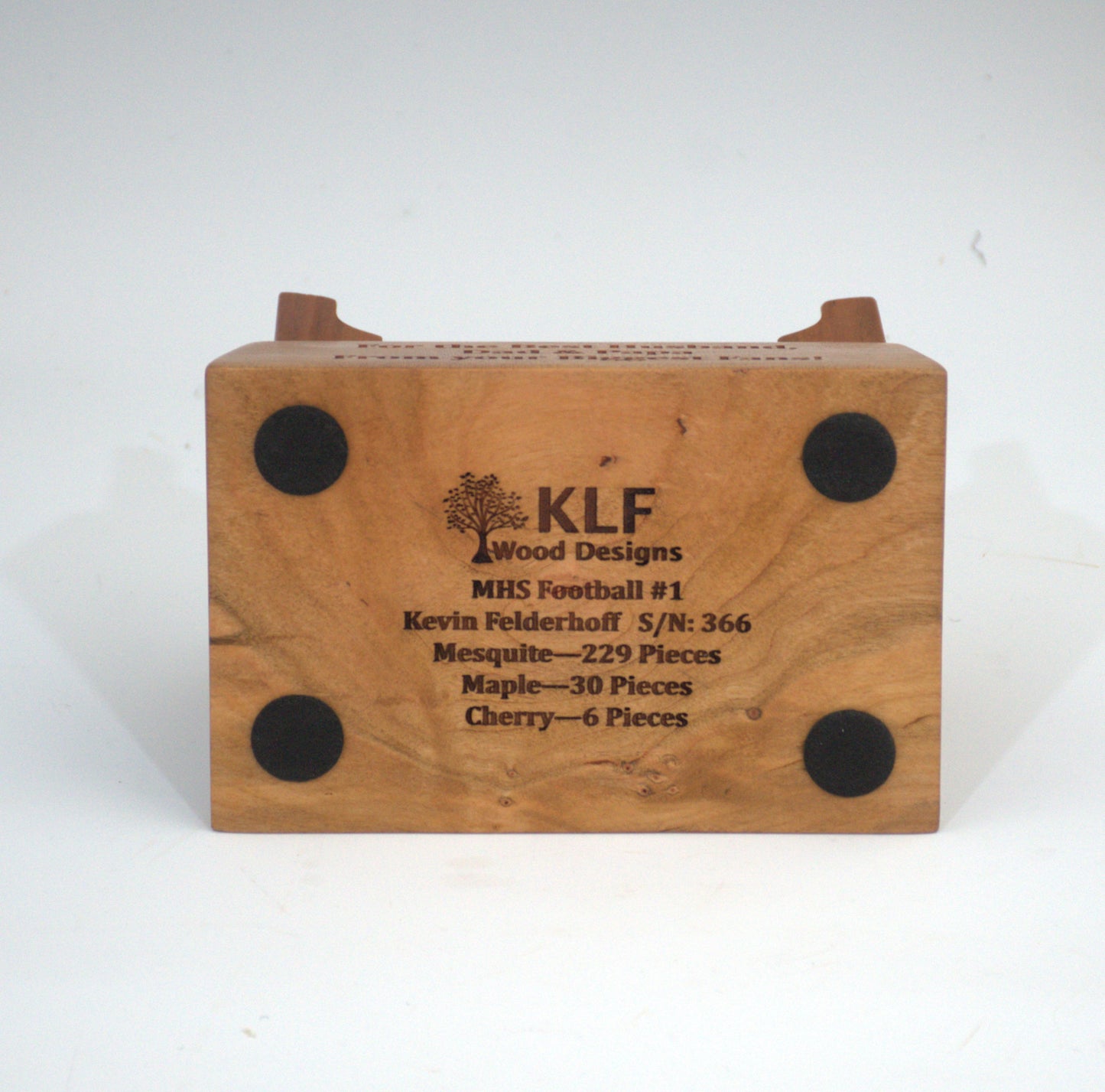High School Wooden Football