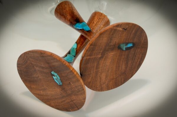 Custom Handcrafted Wooden Wine Glasses