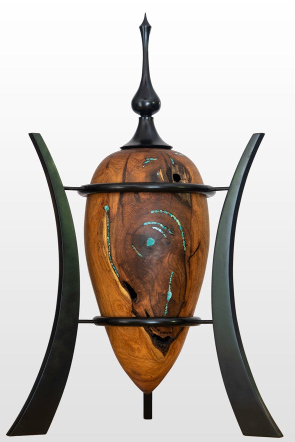 Suspension – Artisan Mesquite Vase | A Year in the Making