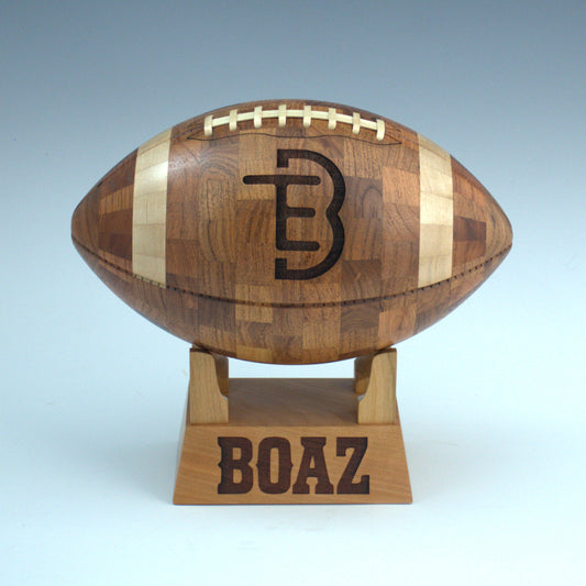 Custom Corporate & Company Gifts - Handcrafted Wooden Football